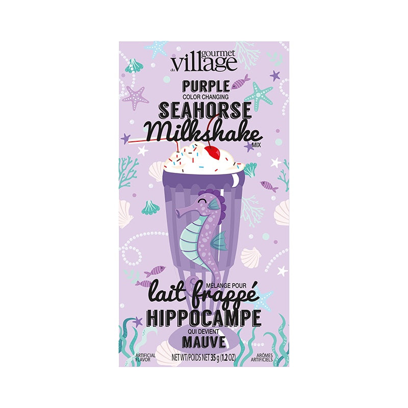 Mini Milkshake Seahorse Purple