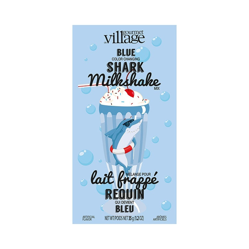 Mini Milkshake Shark Blue