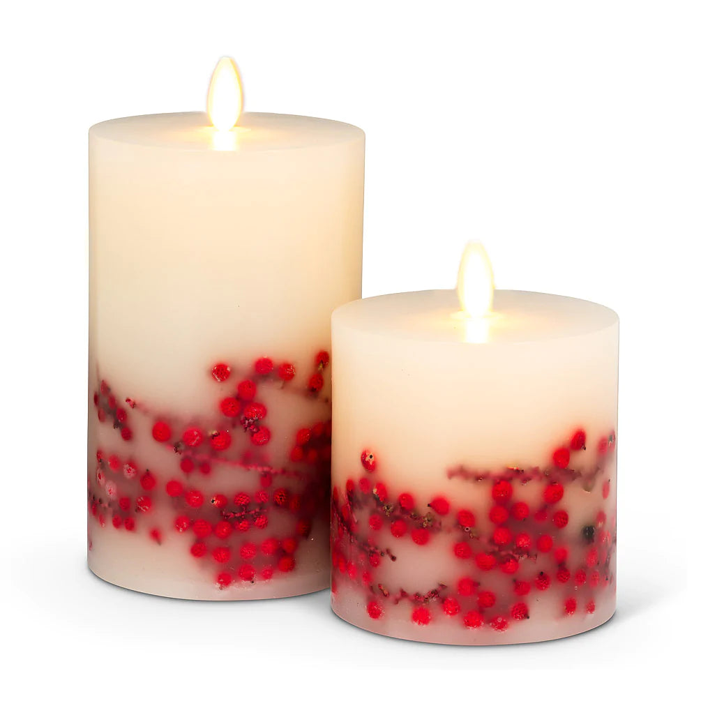 Small Berry Real Flameless Lite Candle