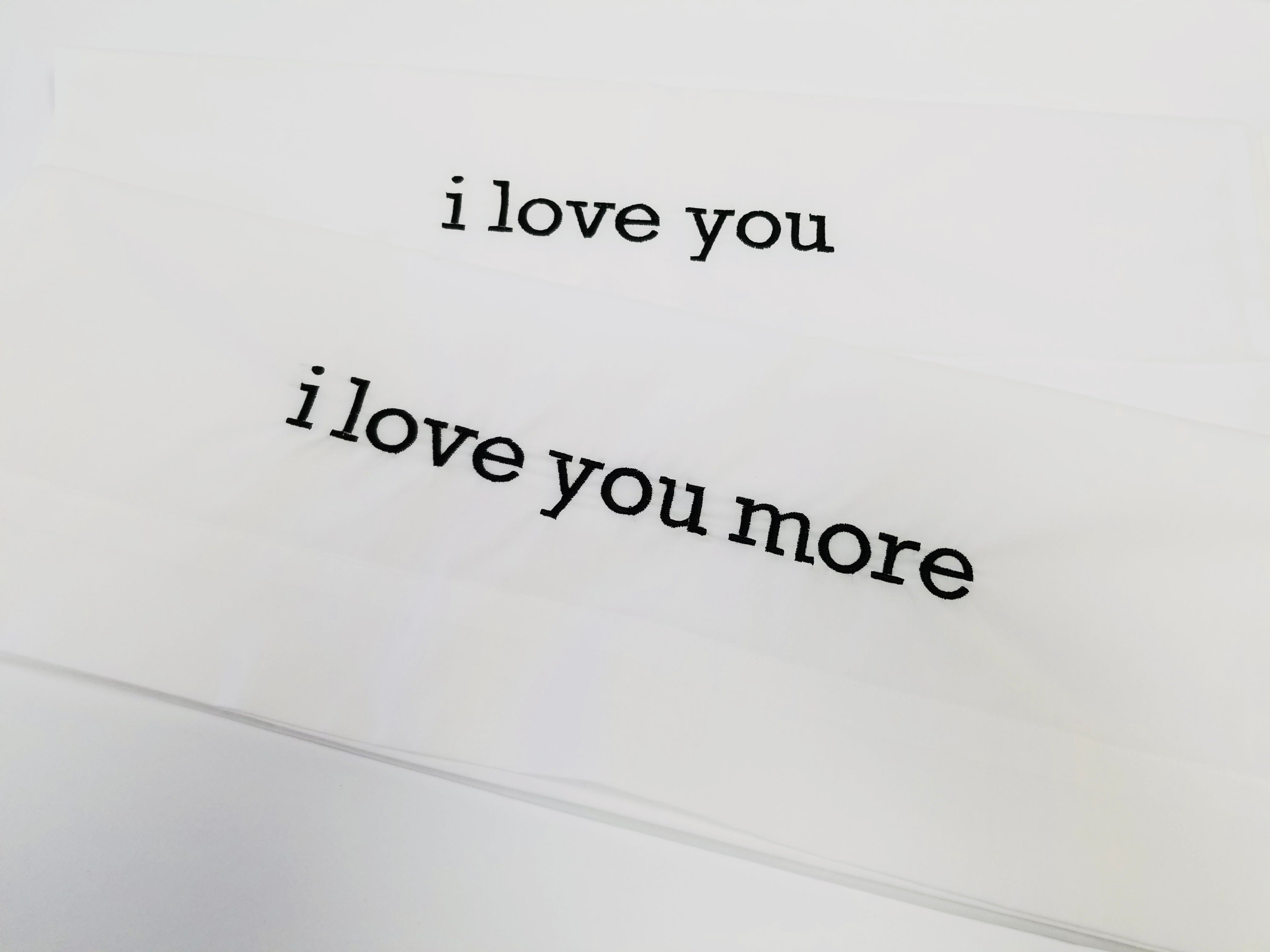 I Love You /More Pillowcase Set