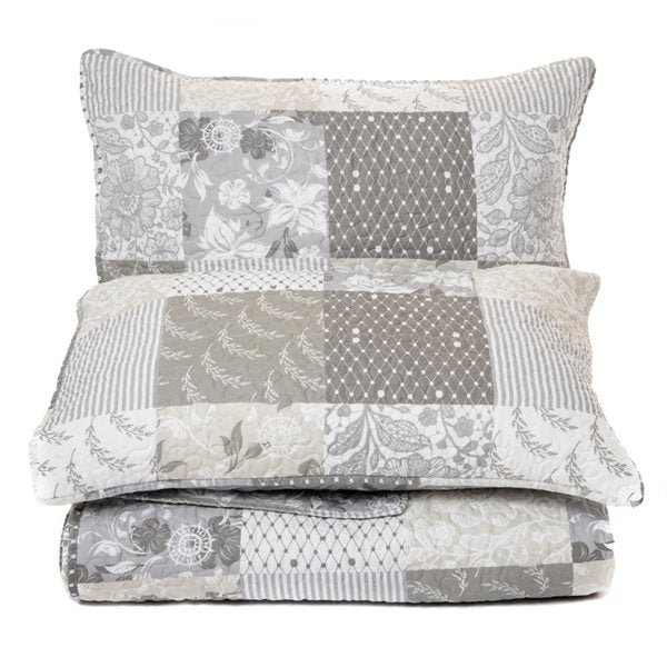 ‘Vanille’ Double/Queen Quilt Set