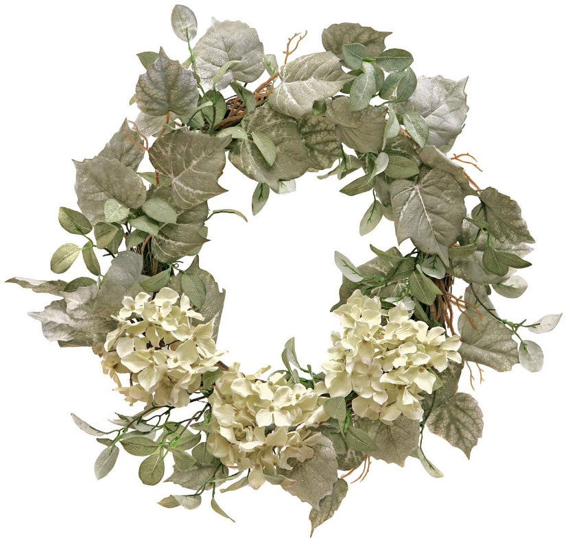 Hydrangea 'N' Ivy Wreath