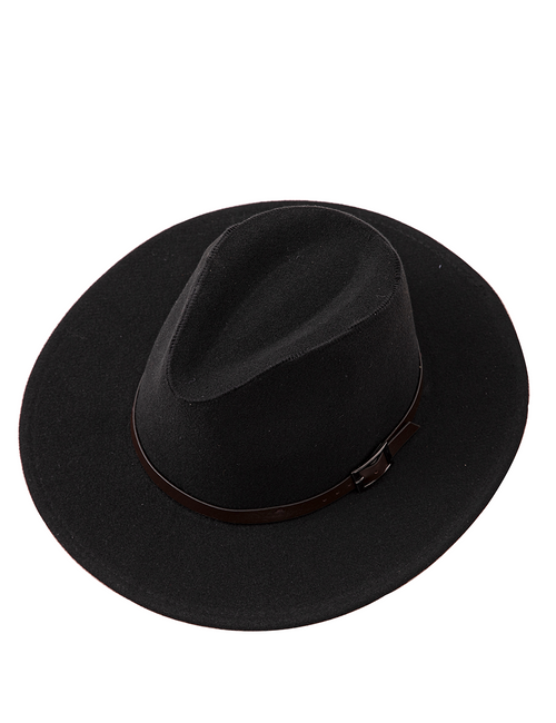 Black Fedora Felt Hat