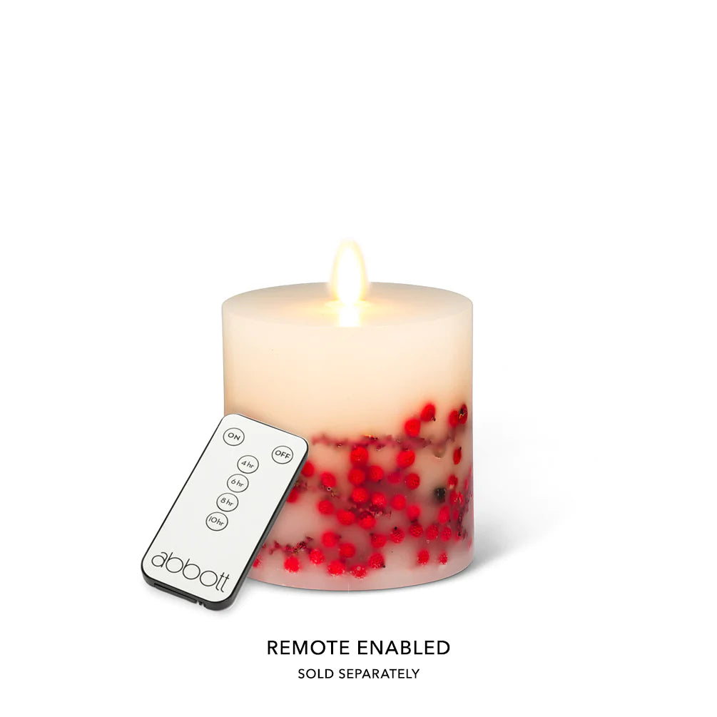 Small Berry Real Flameless Lite Candle