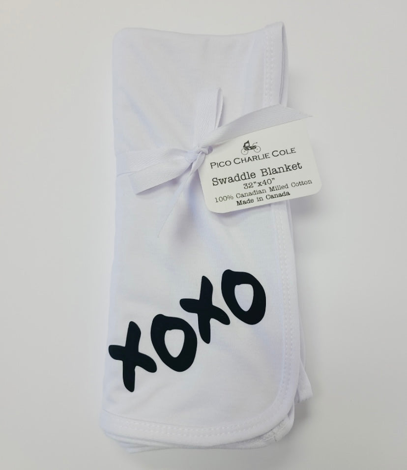 XOXO Swaddle Baby Blanket