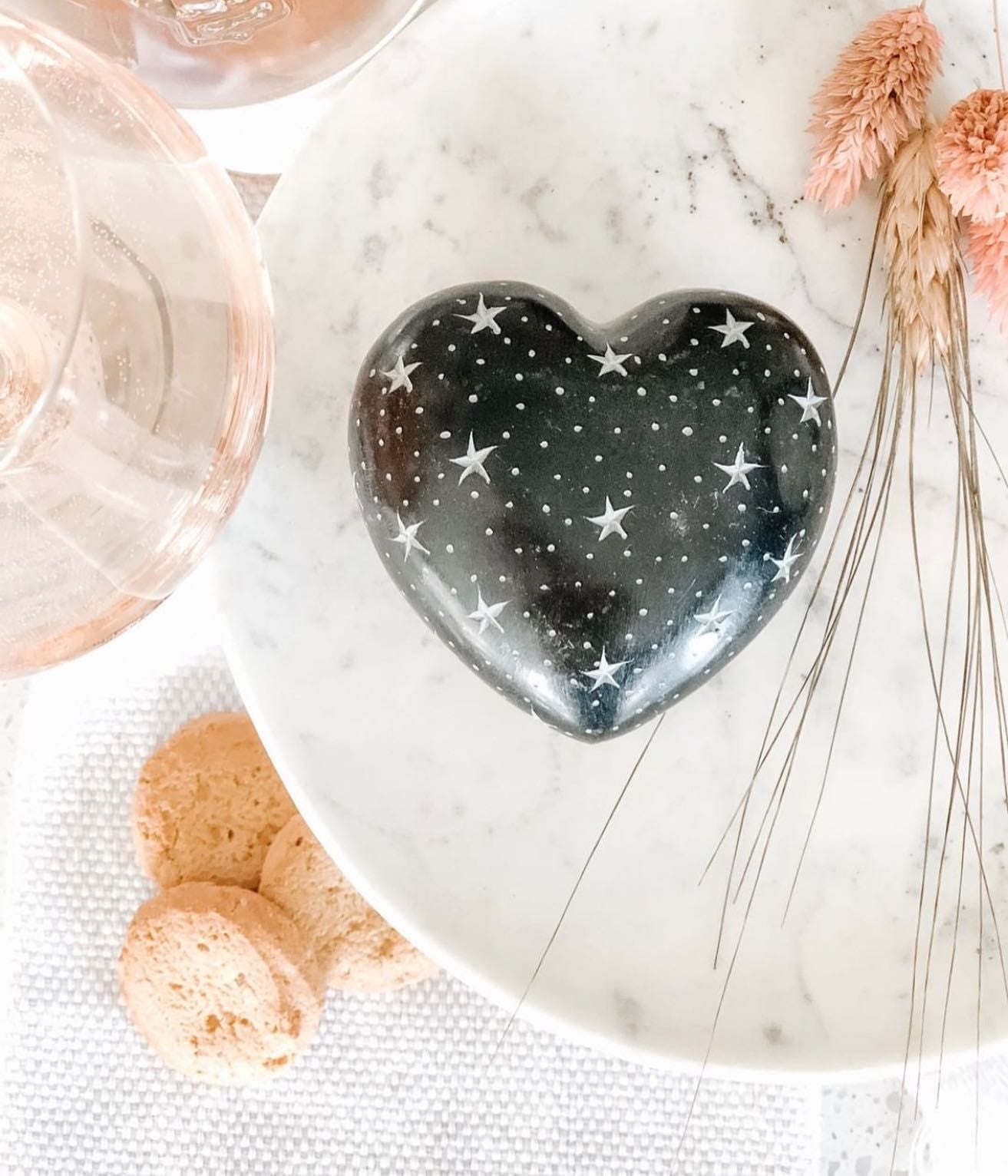 Twilight Soapstone Heart