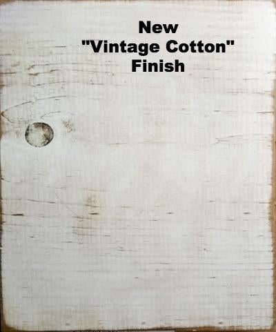 Ladder Shelf /Vintage Cotton over Grey
