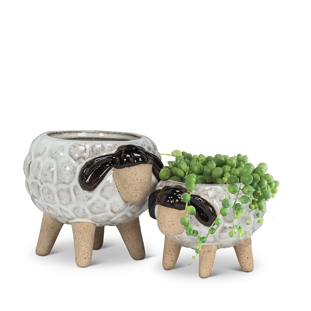 Large Sheep on Legs Planter