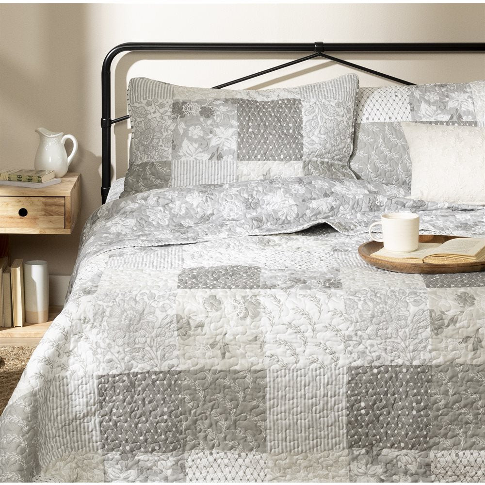 ‘Vanille’ Double/Queen Quilt Set